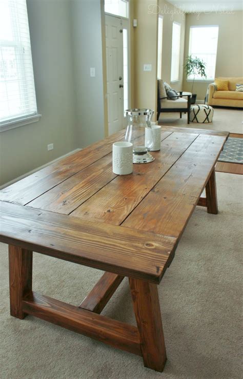 How To Build A Dining Room Table - Mixed Kreations - balustradellc