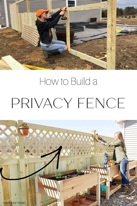 How to Build a DIY Privacy Fence --Easy 6 Step Project! - balustradellc