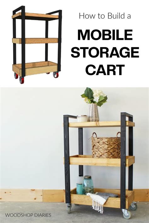 How to Build a DIY Rolling Storage Cart--BUILDING … - balustradellc