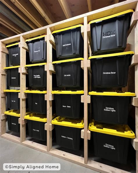 How To Build A DIY Tote Storage Rack - Simply … - balustradellc