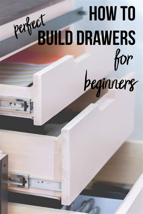 How to Build a Drawer - 3 Different Methods - The … - balustradellc