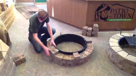 How to Build a Fire Pit Ring - Lowe's - balustradellc