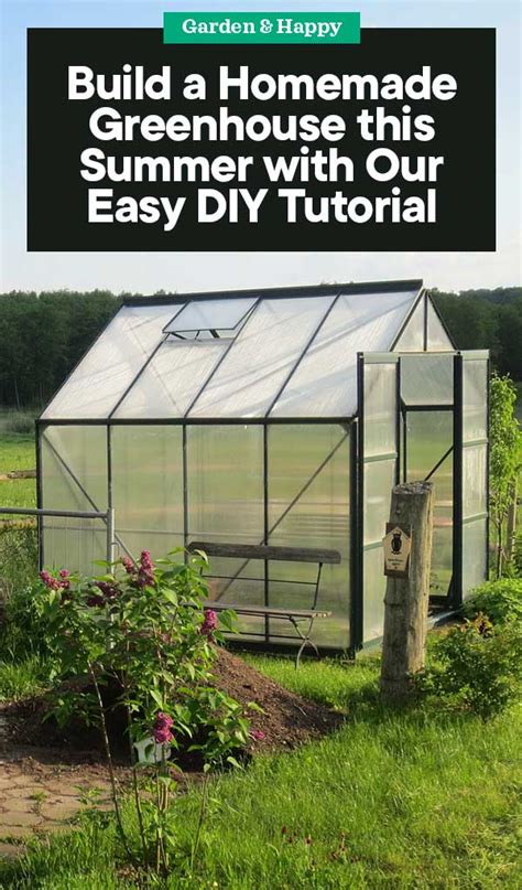 How to Build a Homemade Greenhouse with Our Easy DIY Tutorial - balustradellc