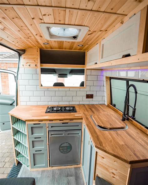 How to Build a Kitchen in your Camper Van - Bamboo … - balustradellc
