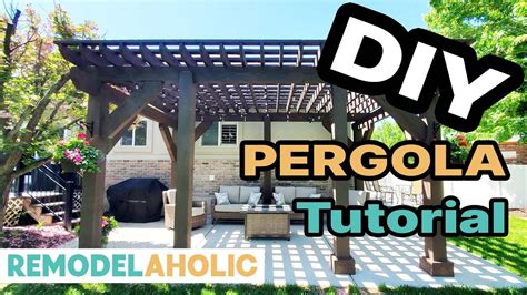 How to Build a Pergola: A Step-by-Step Guide - Materials Market - balustradellc
