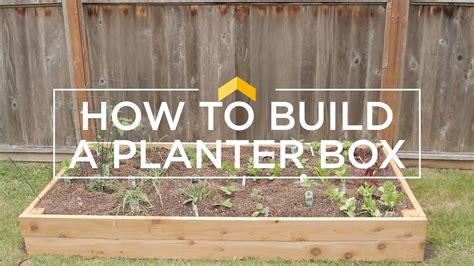 How to Build a Planter Box | The Home Depot - balustradellc