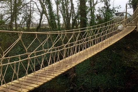 How To Build A Rope Bridge To Treehouses - balustradellc