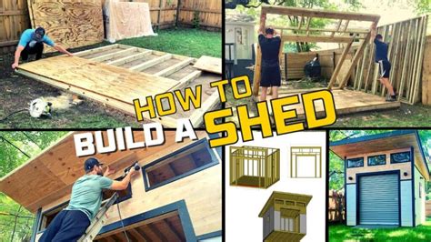 How to Build a Shed (Start to Finish) - Free Plans! - balustradellc