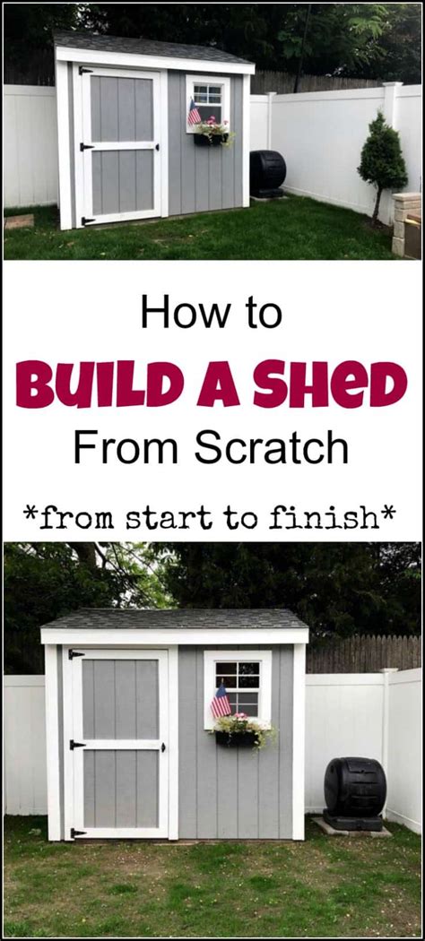 How to Build a Shed from Scratch by Just the Woods - balustradellc