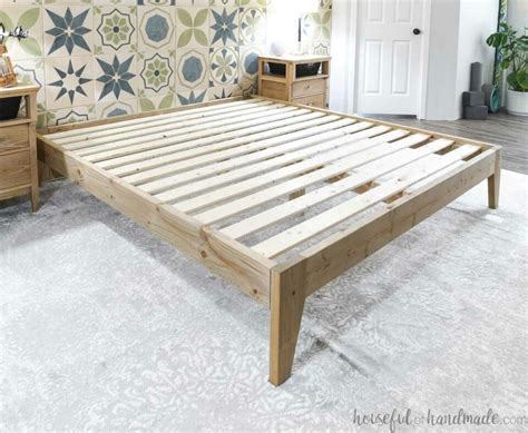 How to Build a Simple Bed Frame on a Budget - EASY DIY - balustradellc