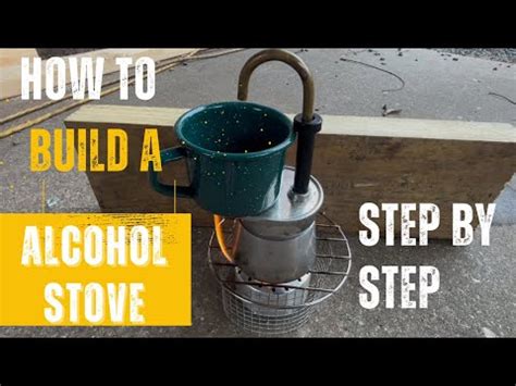 How to build a simple camp stove- Alcohol Stove - balustradellc