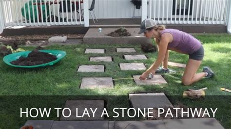 How to Build a Simple Stone Walkway | Large Stepping Stone Pathway - balustradellc