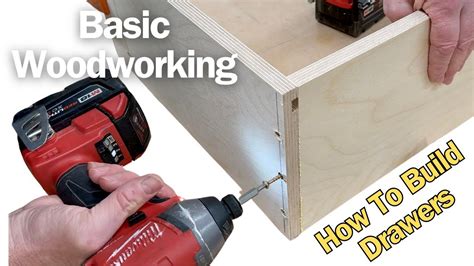 How to Build a Strong Plywood Drawer Box / Basic Woodworking - balustradellc