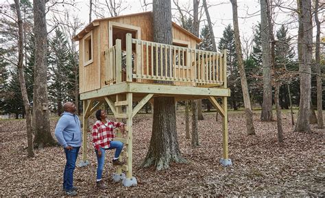 How To Build a Treehouse | DIY Treehouse Plans - Popular Mechanics - balustradellc