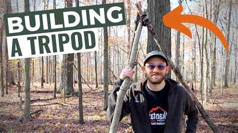 How to Build a Tripod in the Woods (Tripod Lashing Demo) - balustradellc