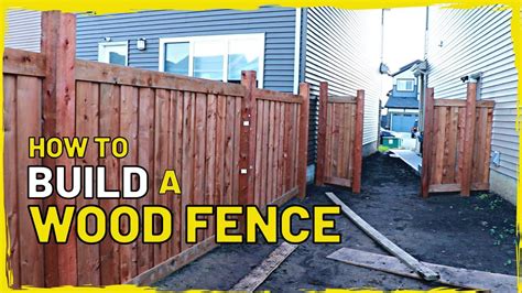 How to Build a Wood Fence - balustradellc