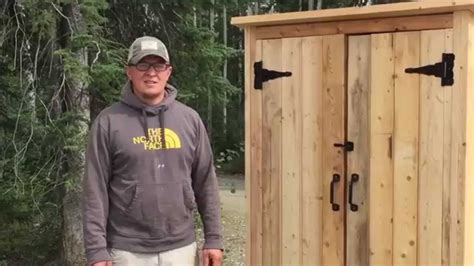 How to Build a Wood Smokehouse or Outdoor Closet - balustradellc