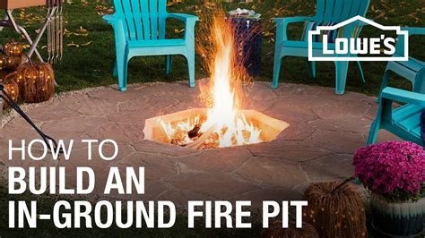 How to Build an In-Ground Fire Pit - Lowe's - balustradellc