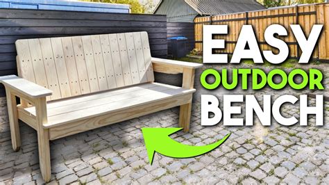 How to Build an Outdoor Bench Using Cheap Wood! - balustradellc