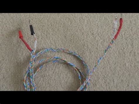 How to build CAT5 Braided Speaker Cables - balustradellc