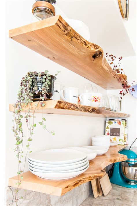 How to Build DIY Floating Shelves for the Kitchen - balustradellc