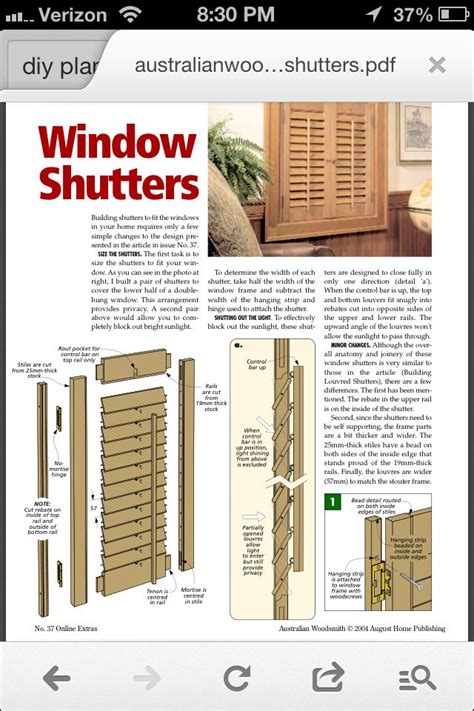 How to Build DIY Plantation Shutters From Plywood - balustradellc