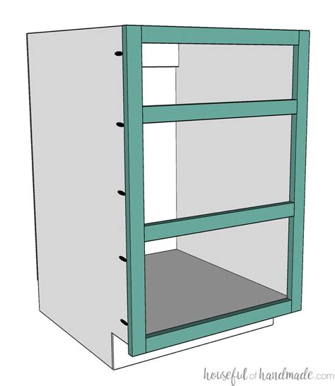 How to Build Drawer Base Cabinets - Houseful of Handmade - balustradellc