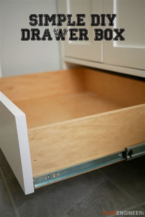 How To Build Drawers / Easy DIY Drawer Boxes - balustradellc