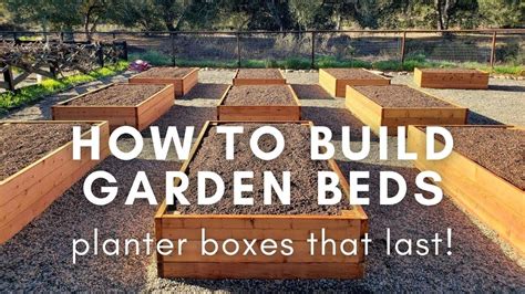 How to Build Durable Raised Garden Beds (Planter Boxes) - balustradellc