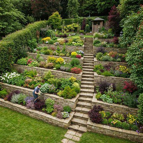 How to Build Garden Terraces for Slope Management - Live to Plant - raincitystudios.com