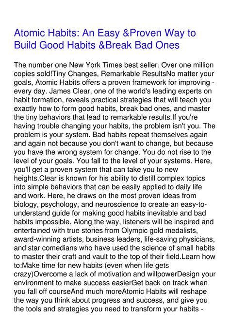 How to Build Good Habits and Break Bad Habits Effectively - balustradellc