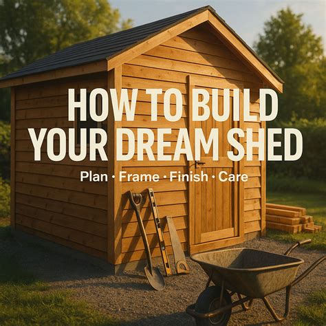 How To Build Your Dream Shed - Bunnings Australia - balustradellc