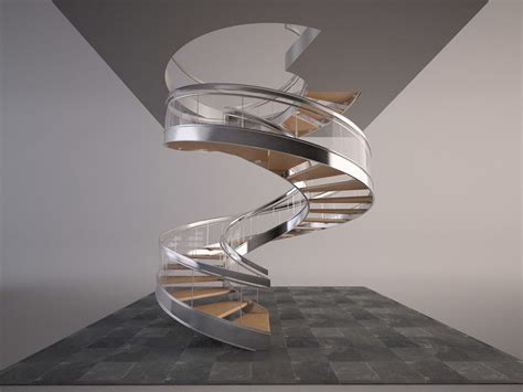 How to Build your Modern Curved Stairs in 7 easy steps - balustradellc