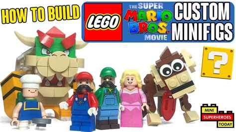 HOW TO Build MARIO as a LEGO Minifig! YouTube