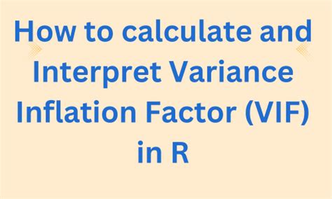 How to Calculate VIF in R - RS Blog - wintechmobiles.com