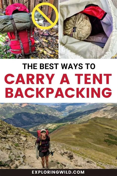 How to Carry a Tent While Backpacking: Essential Tips for Outdoor ... - balustradellc