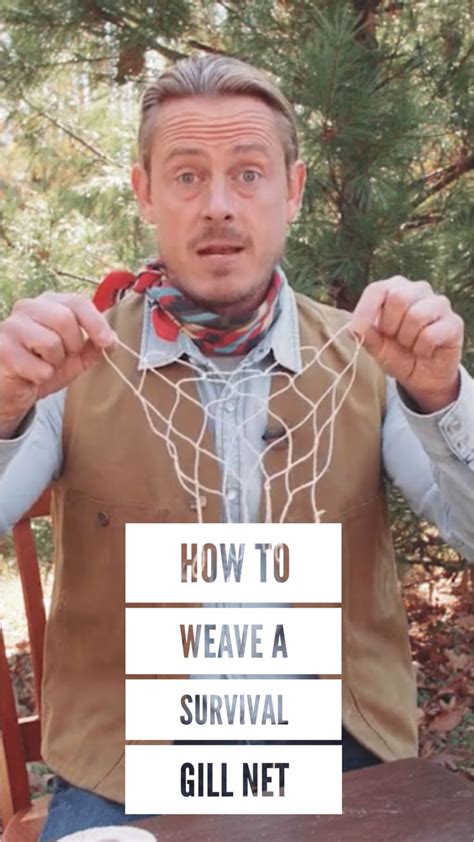 How to Carve a Net Needle and Weave a Survival Gill Net - balustradellc