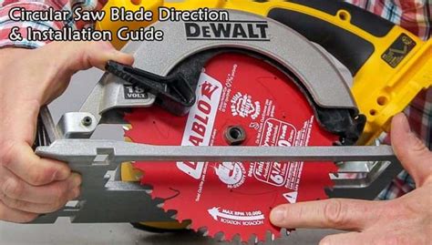How to Change a Circular Saw Blade (+ Blade Direction) - balustradellc