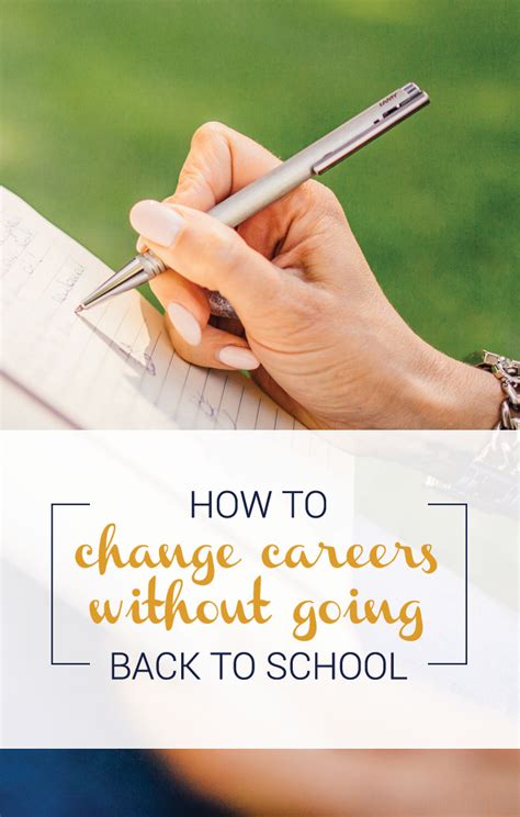 How to Change Careers Without Going Back to School - balustradellc