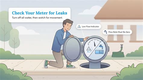 How To Check a Water Meter Flow Indicator for Leaks - balustradellc