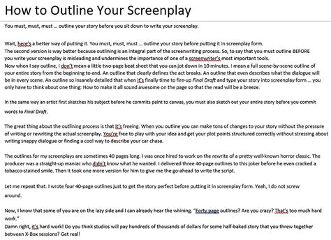 How To Choose a Screenplay Outline Strategy - Arc Studio Blog - balustradellc