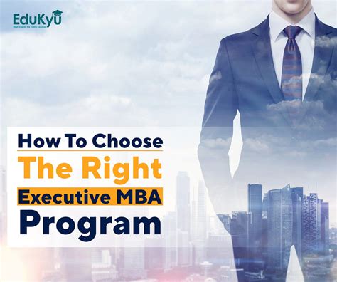 How to Choose the Best Executive MBA Program for You - balustradellc