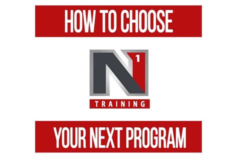How To Choose Your Next Training Program (Plus … - balustradellc