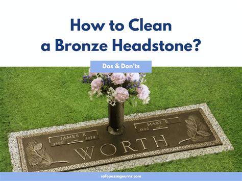 How to Clean a Bronze Grave Marker - Trigard Memorials - balustradellc