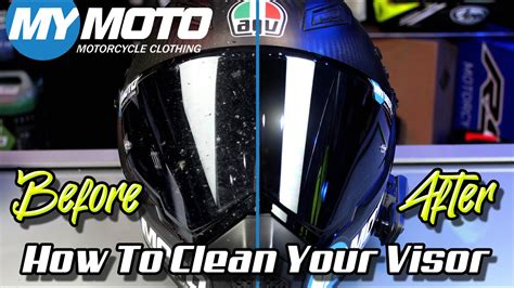 how to clean a cloudy helmet visor - balustradellc