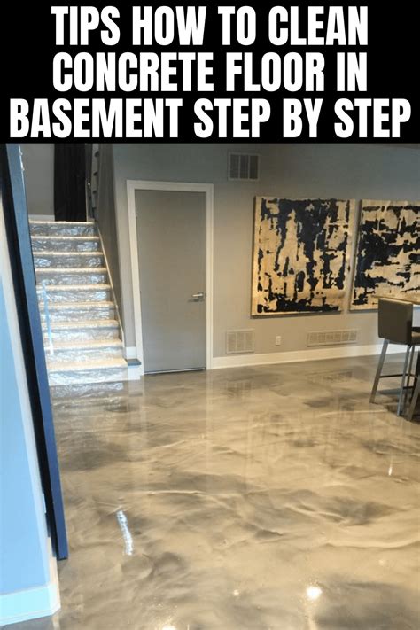 How To Clean Basement Concrete Floor After Flood - balustradellc