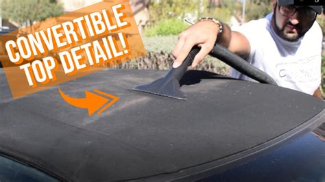 How to Clean Convertible Top - balustradellc