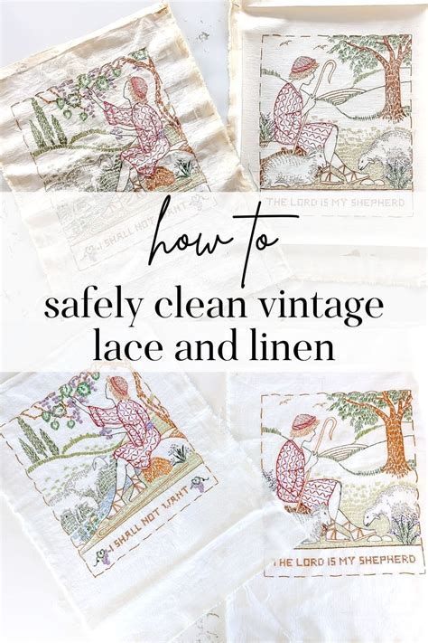 How to Clean Vintage Linens, Lace & Embroidery - muktibox.com