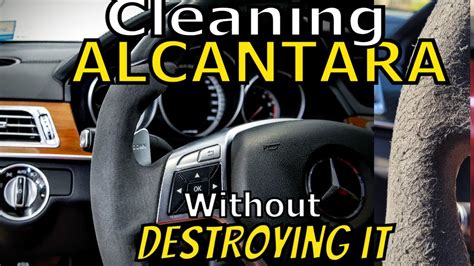 How to CLEAN your Alcantara without DESTROYING it - balustradellc