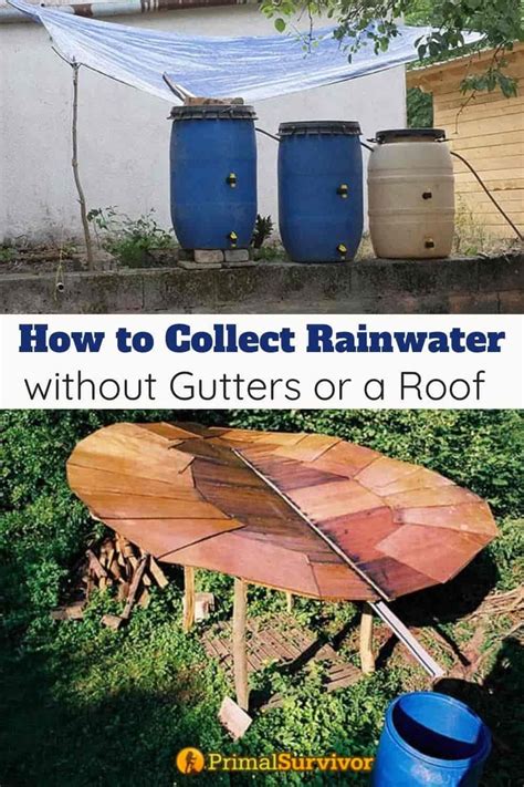 How to Collect Rainwater without Gutters or a Roof … - balustradellc